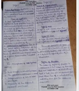 Explain the following terms:  i.  Population  ii. Statistics  iii. Non-probability sampling  iv. Sampling technique  v. Sample